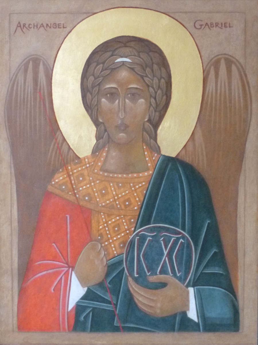 Religious icon: The Archangel Gabriel